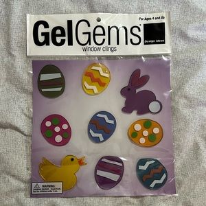NWT Easter Theme Window Gel Clings by Gel Gems